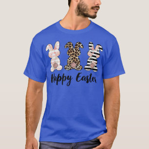 Camiseta Felz pascoa Bunnies Páscoa Bunny Leopardo Páscoa M