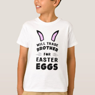 Camiseta Felz pascoa Bunny Animal Egg Legal Engraçada Idei