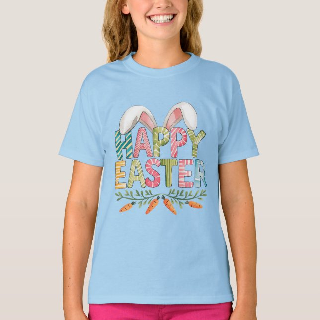 Camiseta Felz pascoa Bunny Ears (Frente)