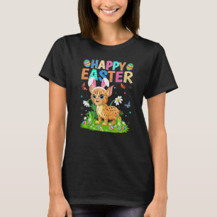 Camiseta Felz pascoa Bunny Egg Funny Bobcat Páscoa domingo