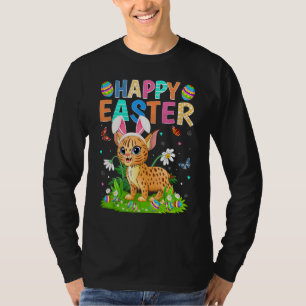 Camiseta Felz pascoa Bunny Egg Funny Bobcat Páscoa domingo