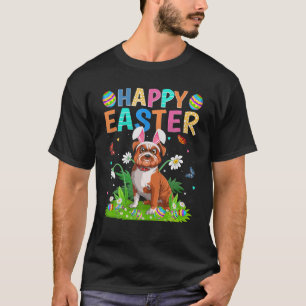Camiseta Felz pascoa Bunny Egg Funny BuldoPáscoa Domingo