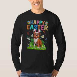 Camiseta Felz pascoa Bunny Egg Funny BuldoPáscoa Domingo