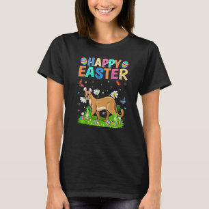 Camiseta Felz pascoa Bunny Egg Funny Cougar Páscoa domingo