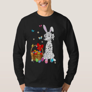 Camiseta Felz pascoa Bunny Llama Trazendo Caça De Ovos De P