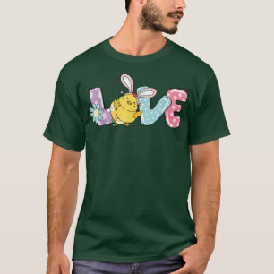 Camiseta Felz pascoa Bunny, Páscoa De Amor, Quic Coelho Da