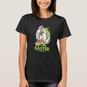 Camiseta Felz pascoa Bunny T Rex Dino Coelho Egg Hunt Reli