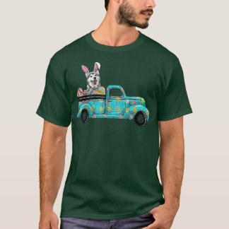 Camiseta Felz pascoa Cachorro Coelho Coelho Rouco Ovos Velh