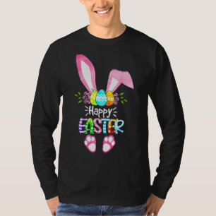 Camiseta Felz pascoa Coelhinha Bonita Garota Mãe Páscoa Bel