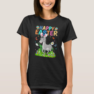 Camiseta Felz pascoa Coelhinha Ovo Funny Mule Páscoa doming