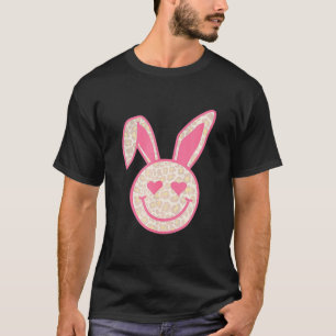 Camiseta Felz pascoa Coelhinho Orelha Com Cara De Sorriso