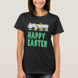 Camiseta Felz pascoa Coelho Coelho Rosto Páscoa Dia 2