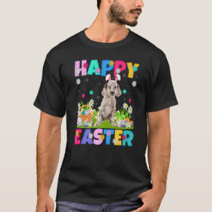 Camiseta Felz pascoa Coelho Inglês Setor Páscoa Cachorro Su