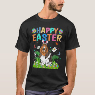 Camiseta Felz pascoa Coelho Ovo Engraçado Cachorro Leste