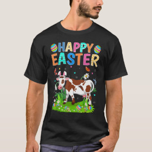 Camiseta Felz pascoa Coelho Ovo Engraçado Páscoa Bovinos Do