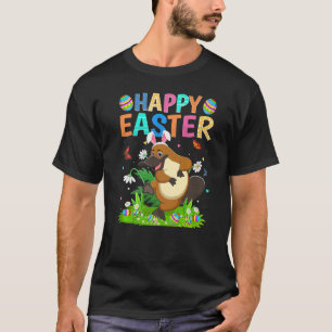Camiseta Felz pascoa Coelho Ovo Funny Platypus Páscoa Sunda