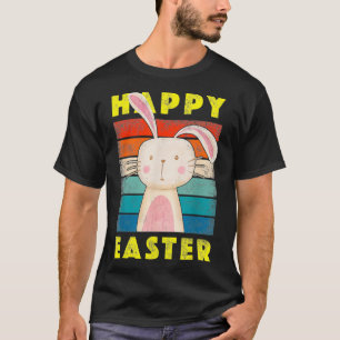 Camiseta Felz pascoa Coelho Retro Coelho Coelho Design