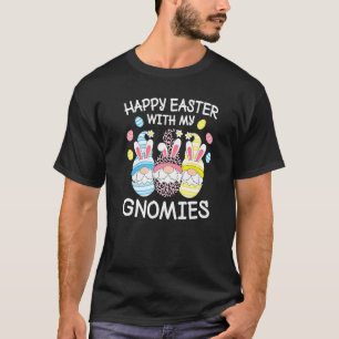 Camiseta Felz pascoa Com Os Meus Gnomos Ovos De Páscoa Bunn