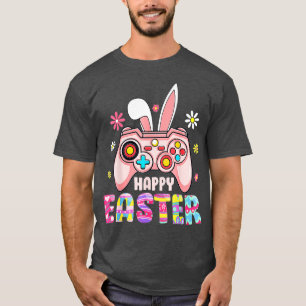 Camiseta Felz pascoa Day Video Game Bunny Ears Controller