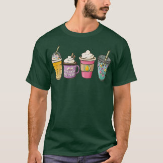 Camiseta Felz pascoa de café coelho coelho coelho com cofra