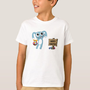Camiseta Felz pascoa de desejos do Bunny da Páscoa
