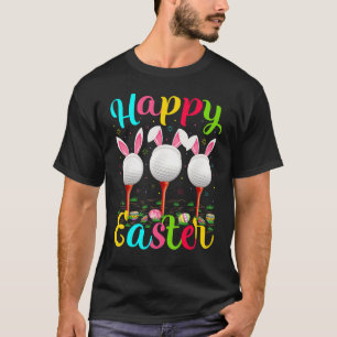 Camiseta Felz pascoa de Golf Sports Easter Bunny Golf