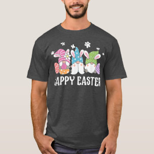 Camiseta Felz pascoa de Ovos de Páscoa Bunny Gnomo Dia 2022