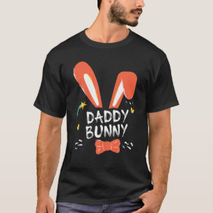 Camiseta felz pascoa Dia Bonito Pai Coelhinho Orelha Fumaç
