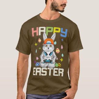 Camiseta Felz pascoa Dia Coelhinho Ovo Engraçados Meninas C