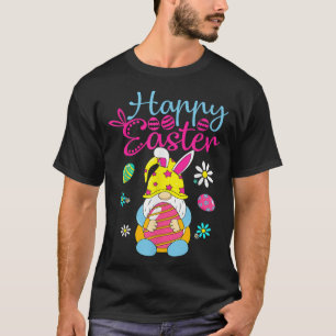 Camiseta Felz pascoa Dia Coelhinho Primavera Gnomo Páscoa O