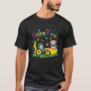 Camiseta felz pascoa Dia de Ovo Caça Coelhinha Cão-De-Ore