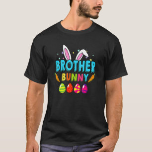 Camiseta Felz pascoa Dia do Irmão Bunny Costume Family East