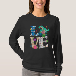 Camiseta Felz pascoa Dinossauro Divertido Dino Love T Rex B