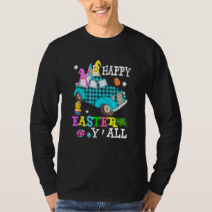 Camiseta Felz pascoa E - Caminhão de Condução de Ovos Coelh