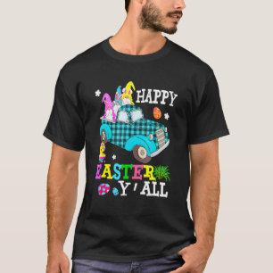 Camiseta Felz pascoa E - Caminhão de Condução de Ovos Coelh