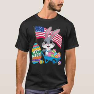 Camiseta Felz pascoa Egg EUA América