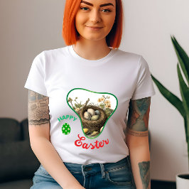 Camiseta Felz pascoa - Engraçado Bunny
