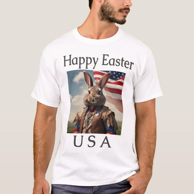 CAMISETA FELZ PASCOA EUA (Frente)