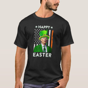 Camiseta Felz pascoa Joe Biden Dia de São Patrício Leprecha