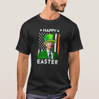 Camiseta Felz pascoa Joe Biden Dia de São Patrício Leprecha