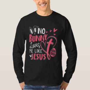Camiseta Felz pascoa Não Coelhinho Me Ama Como Jesus Homens