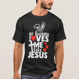 Camiseta Felz pascoa Não Coelhinho Me Ama Como Jesus Homens