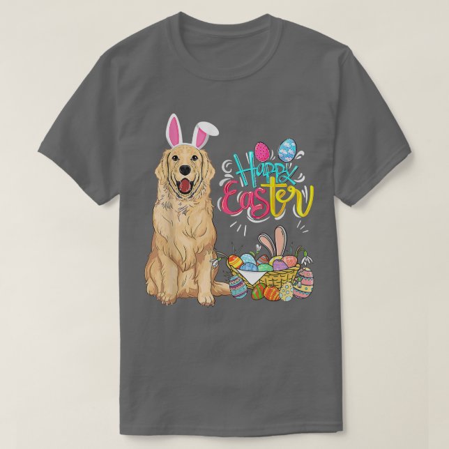 Camiseta Felz pascoa Ovos Coelhinhos (Frente do Design)