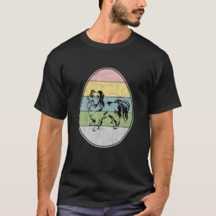 Camiseta felz pascoa Óvulo Papillon Cão Páscoa Engraçad