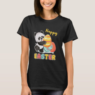 Camiseta Felz pascoa Panda No Dia Da Páscoa