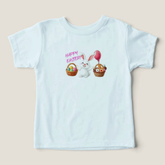 Camiseta felz pascoa para bebês