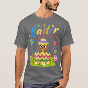 Camiseta Felz pascoa Quokka Lover Engraçado Páscoa de Ovo