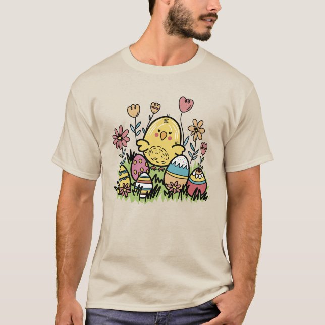Camiseta Felz pascoa T-Shirt: Diversão e Design festivo (Frente)