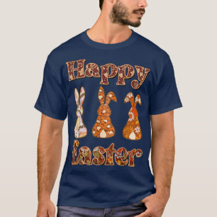 Camiseta Felz pascoa Trio Coelho Gyopsy Boho Hippie
