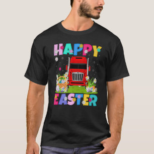Camiseta Felz pascoa Vermelho Funny Red Truck Páscoa Sun